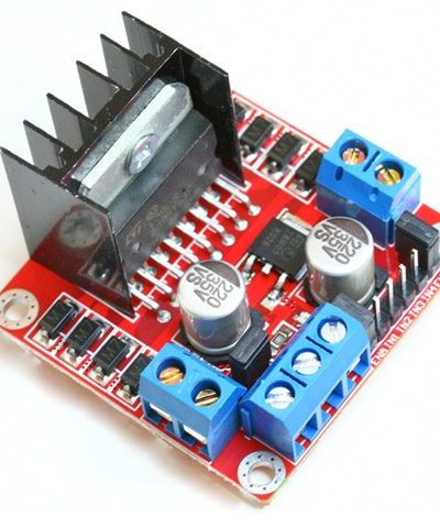 L298 Module Red Board (Dual H-bridge motor driver using L298N)